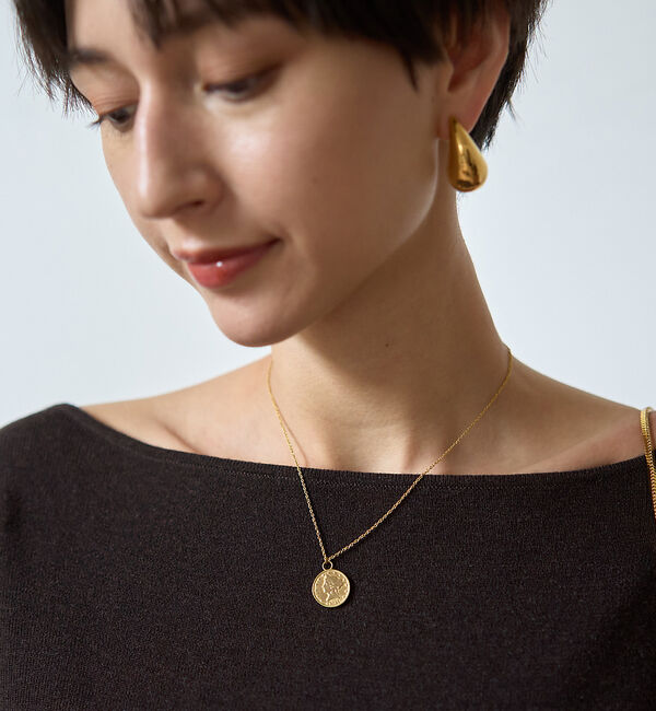 Rouge vif「【Chibi Jewels/チビ・ジュエルズ】コインネックレス One Dime」|ネックレス|