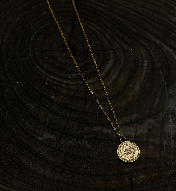 Rouge vif「【Chibi Jewels/チビ・ジュエルズ】コインネックレス One Dime」|ネックレス|