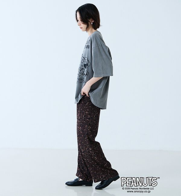 Rouge vif「【JOHNBULL/ジョンブル】PEANUTS プリントTシャツ / スヌーピー」|Tシャツ・カットソー|