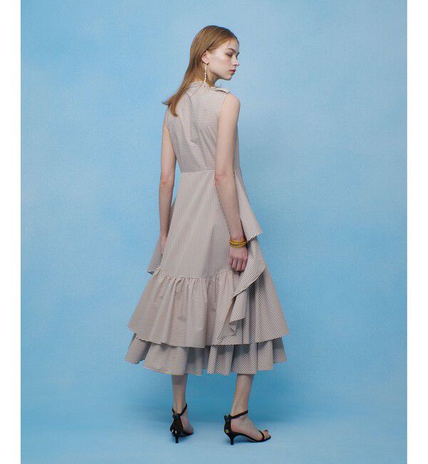 LOULOU WILLOUGHBY「【LOULOU WILLOUGHBY】レイヤードレープワンピース」|ワンピース|