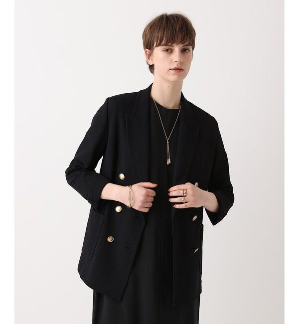 allureville「レノクロスダブルブレストジャケット」|テーラードジャケット|