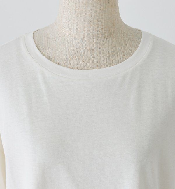  「【汗ジミ防止加工】ワンポイントロゴ刺繍Tシャツ」|プルオーバー|