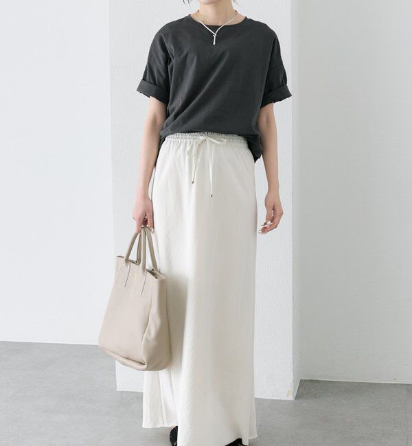  「【汗ジミ防止加工】ワンポイントロゴ刺繍Tシャツ」|プルオーバー|