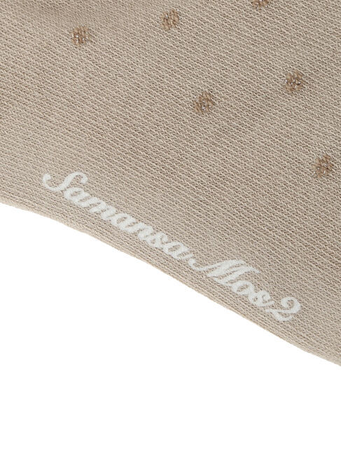 Samansa Mos2「ラメドットソックス」|ソックス|