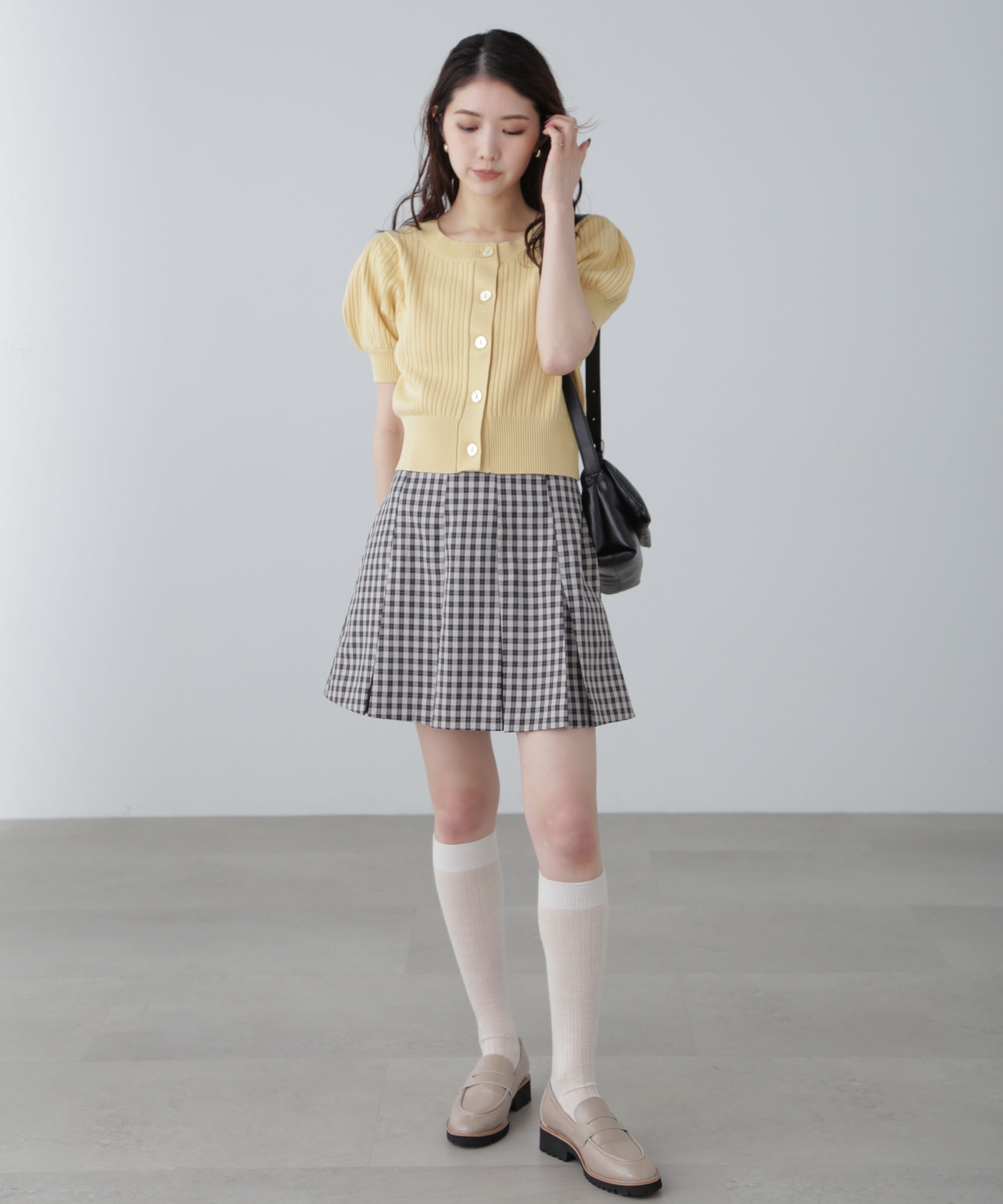  「透かし編み前後2wayカーディガン」|ニット・セーター|