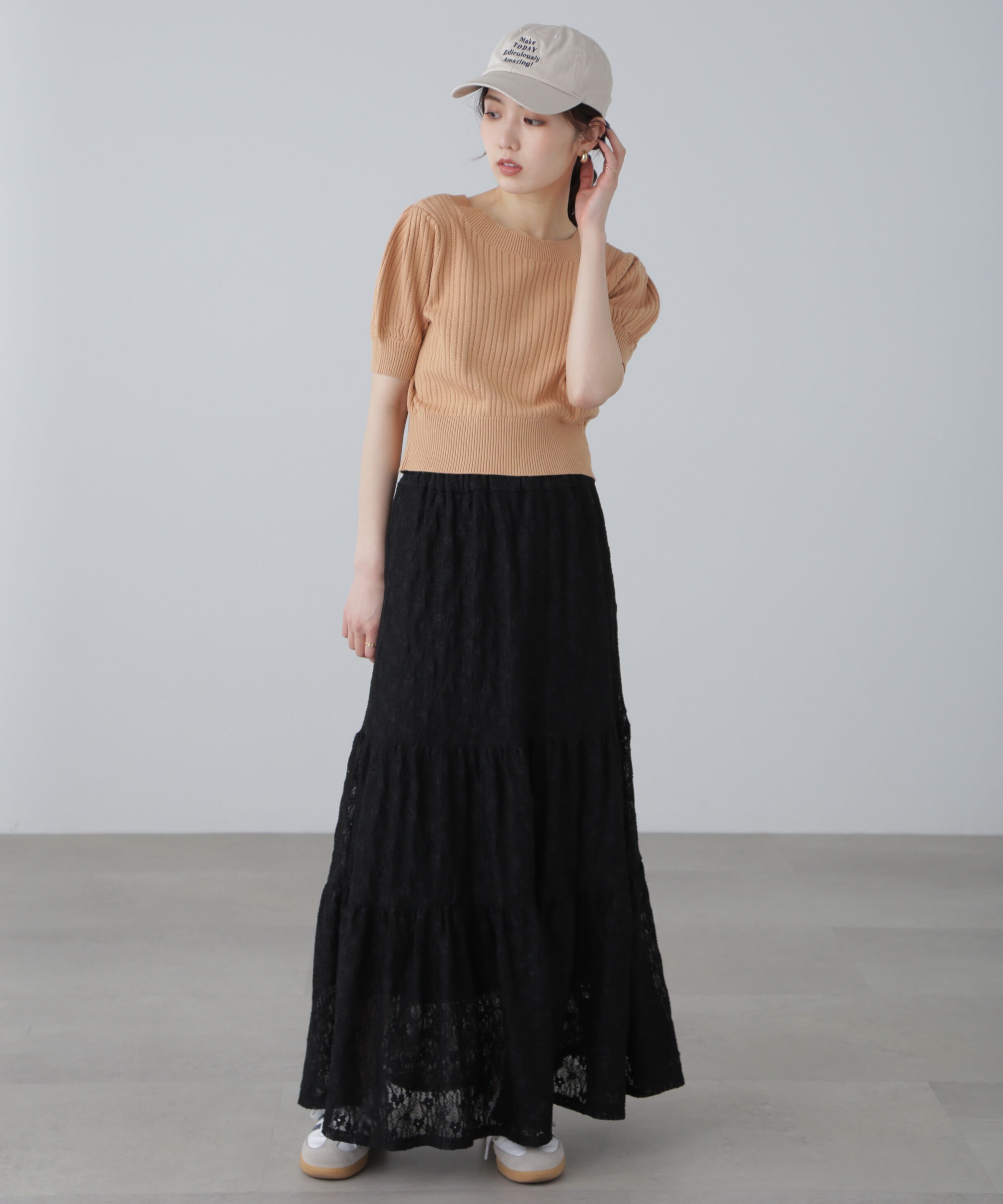  「透かし編み前後2wayカーディガン」|ニット・セーター|