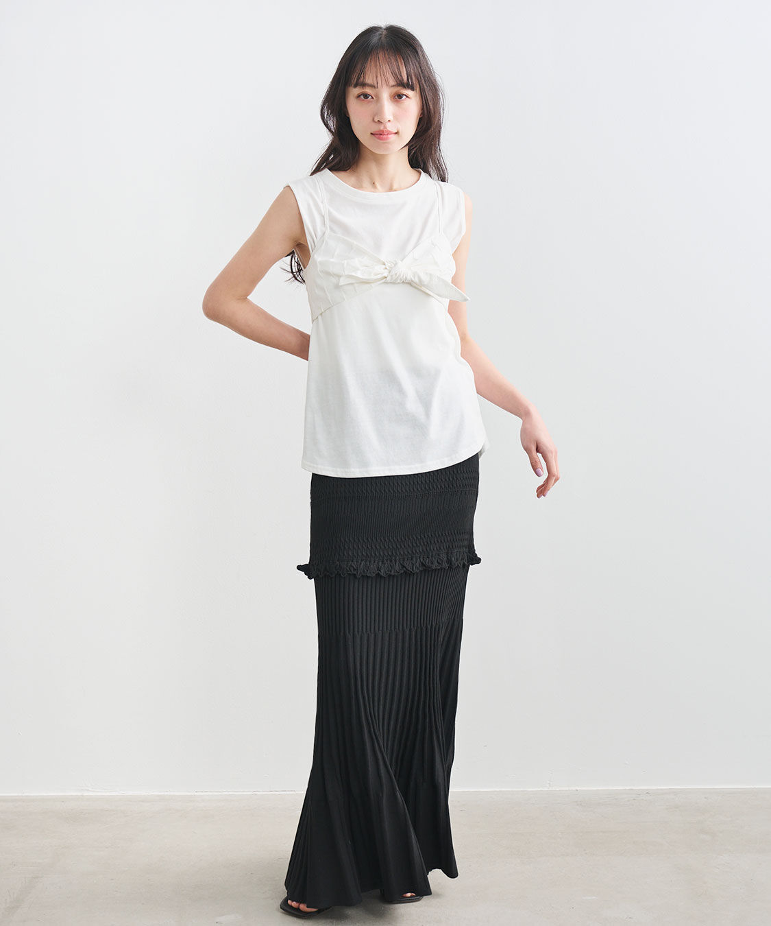 COCO DEAL「柄編みニットマーメイドスカート」|スカート|