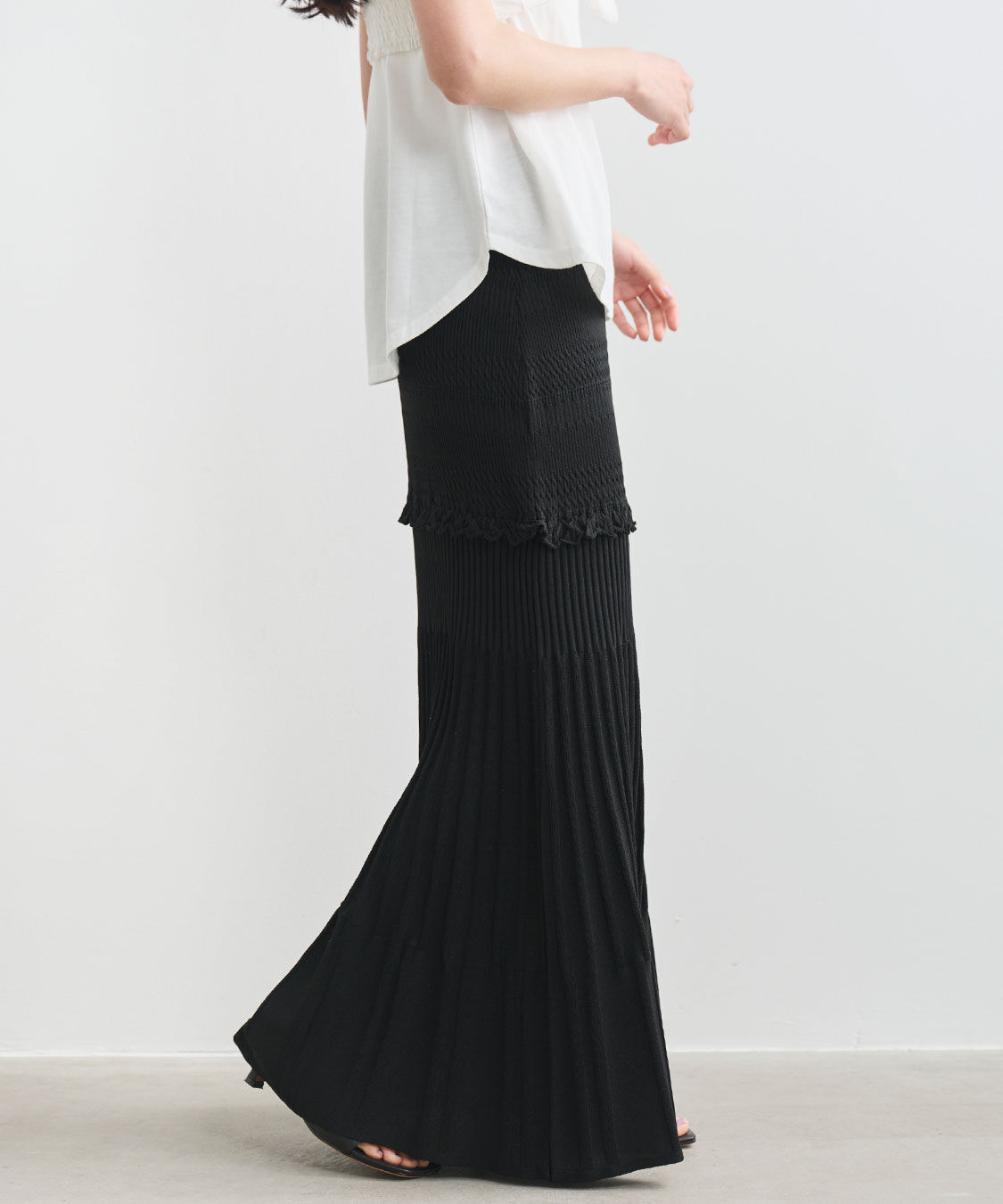 COCO DEAL「柄編みニットマーメイドスカート」|スカート|