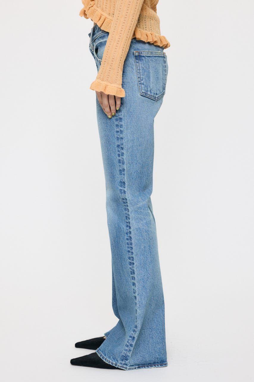 MOUSSY「MVS MIDRISE FLARE」|デニム|