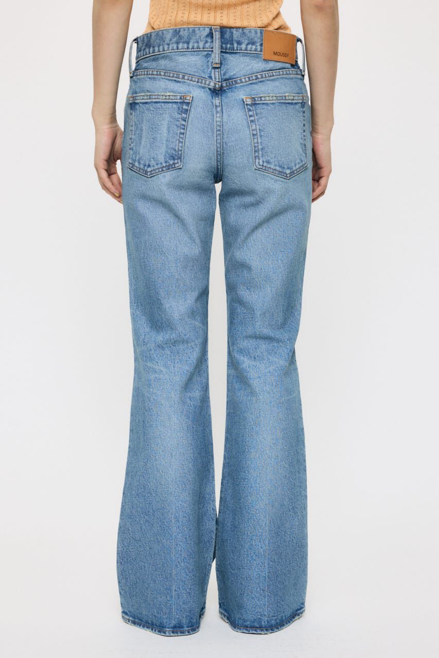 MOUSSY「MVS MIDRISE FLARE」|デニム|
