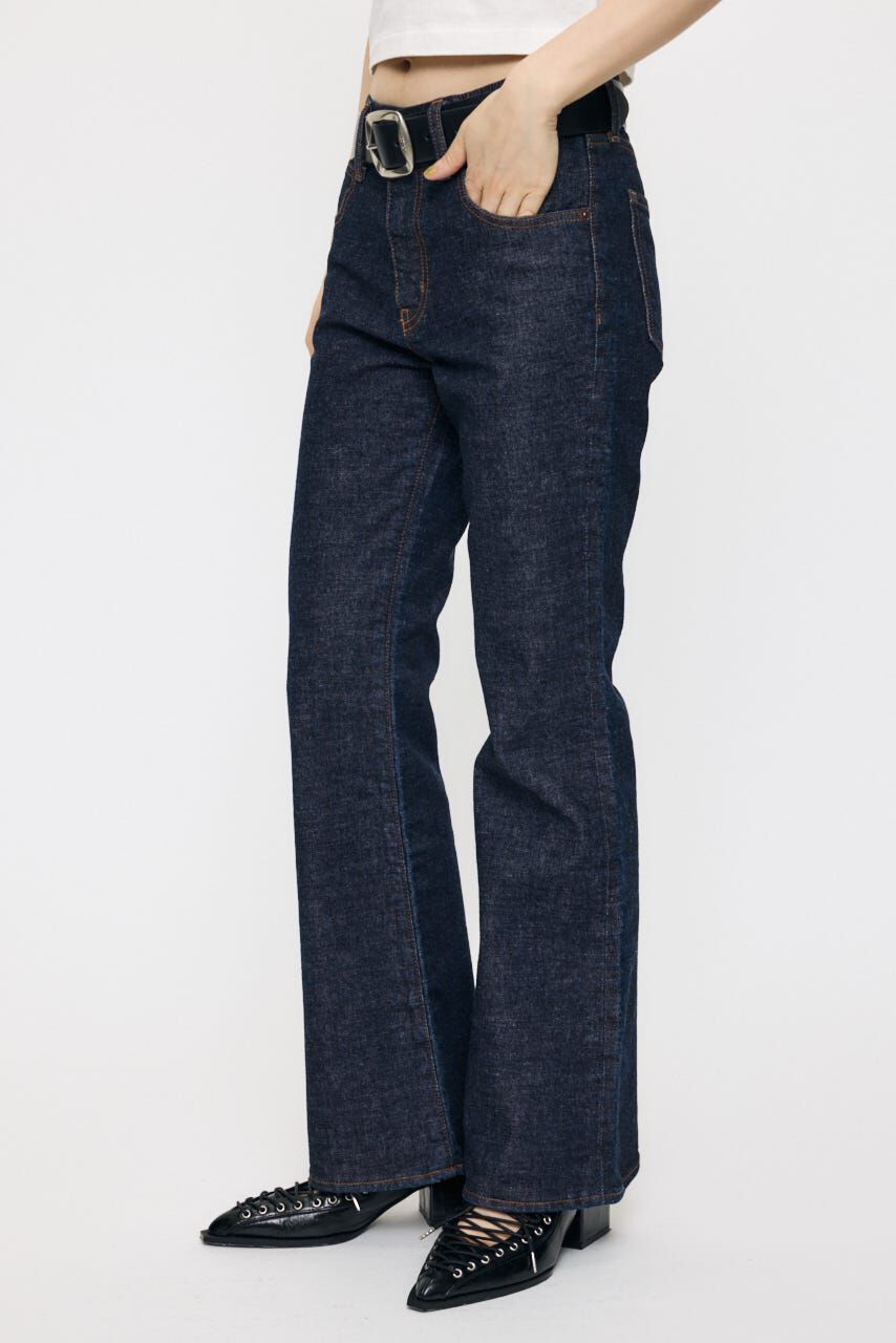 MOUSSY「MVS MIDRISE FLARE」|デニム|