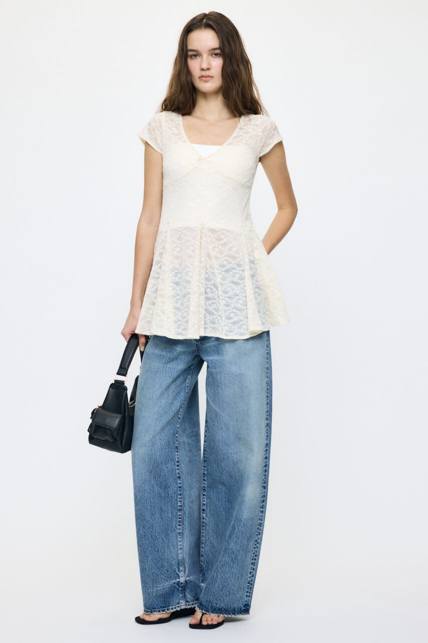 MOUSSY「LACE SKATER ドレス」|ワンピース|