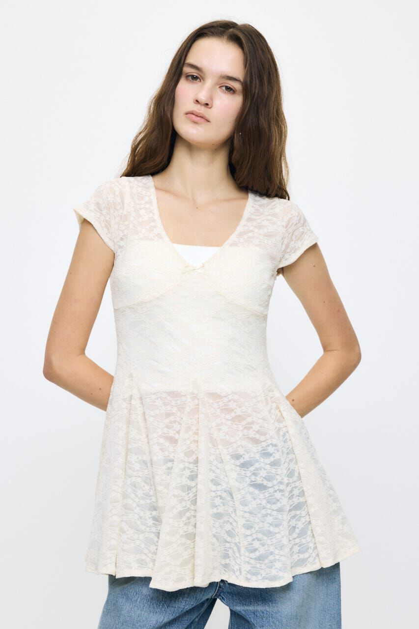 MOUSSY「LACE SKATER ドレス」|ワンピース|