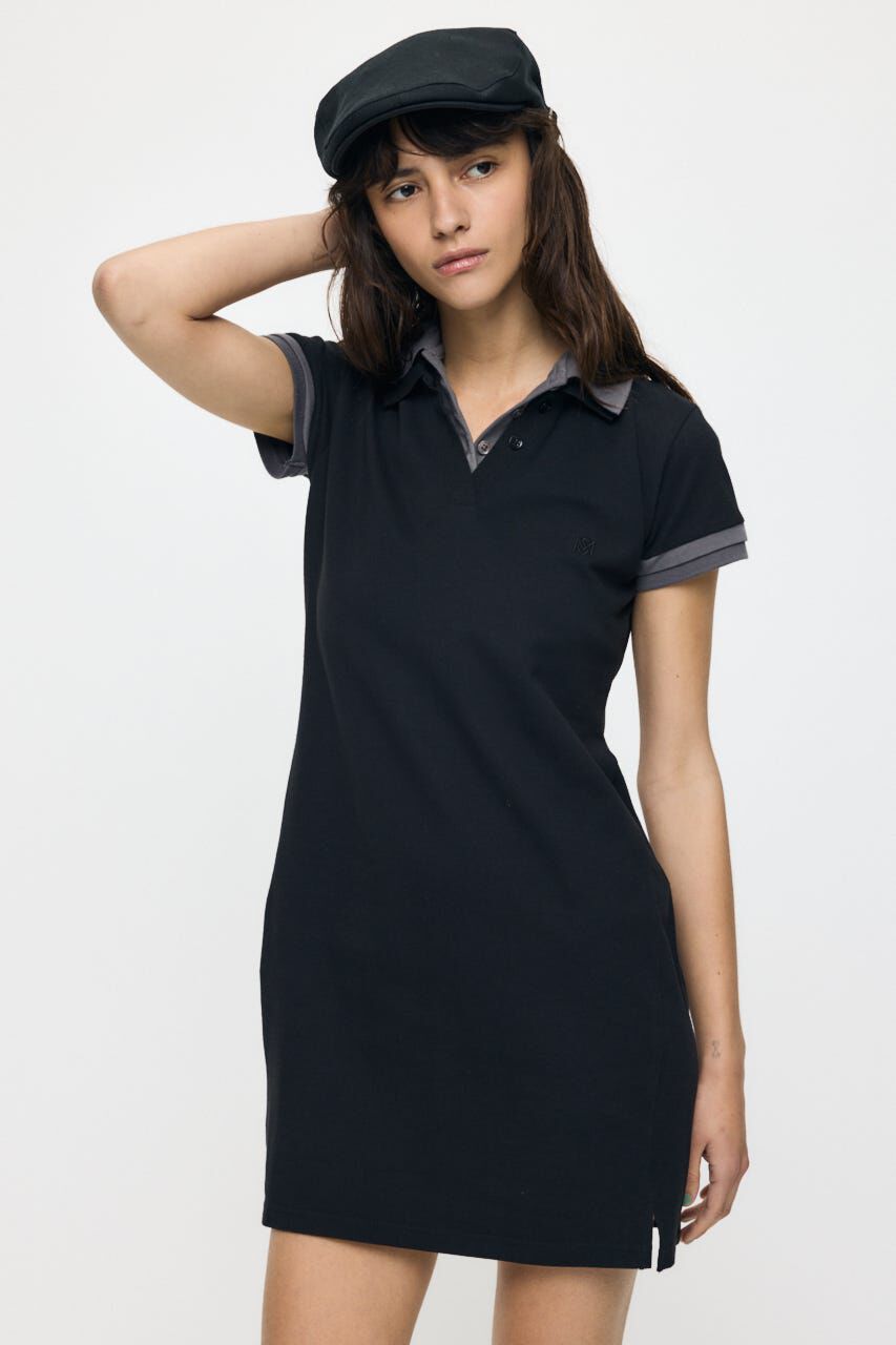 MOUSSY「CONTRAST POLO ドレス」|ワンピース|