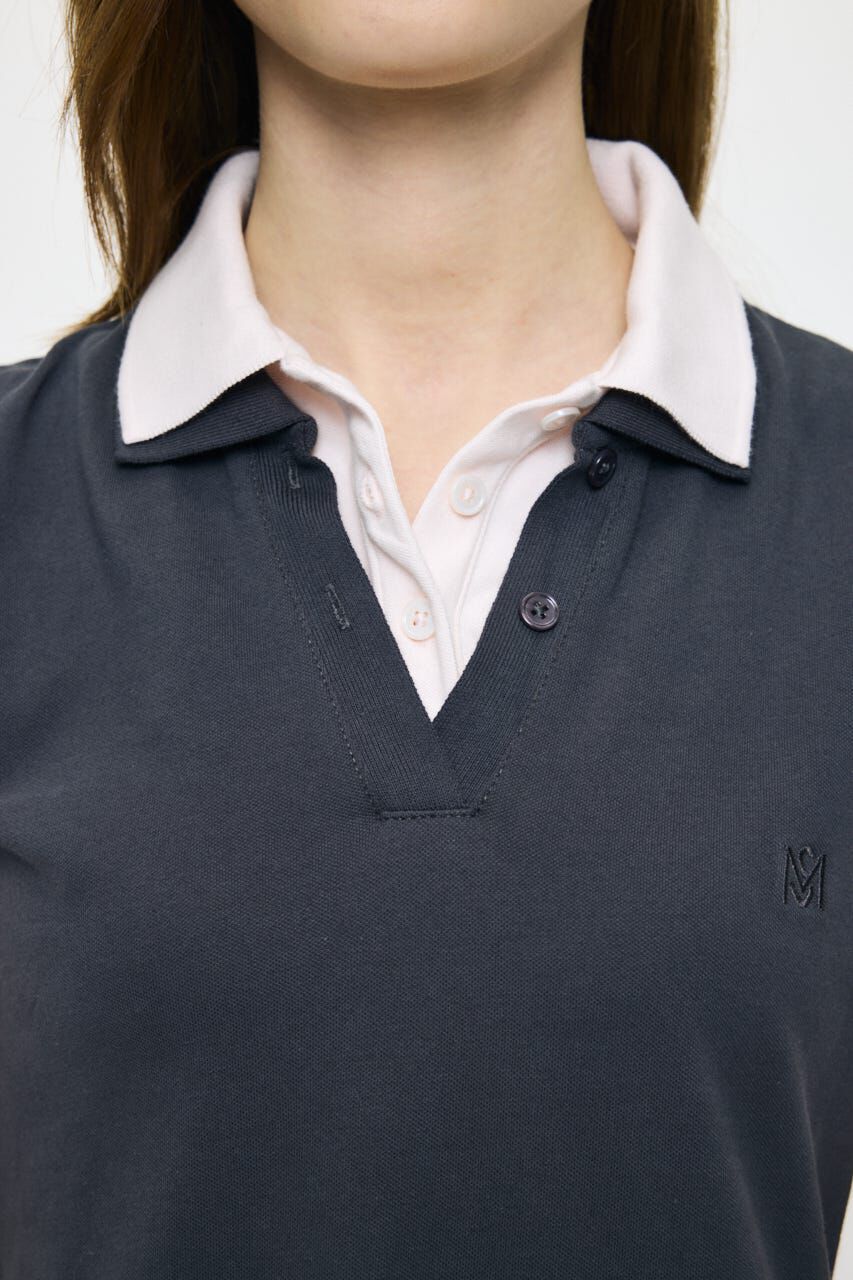 MOUSSY「CONTRAST POLO ドレス」|ワンピース|