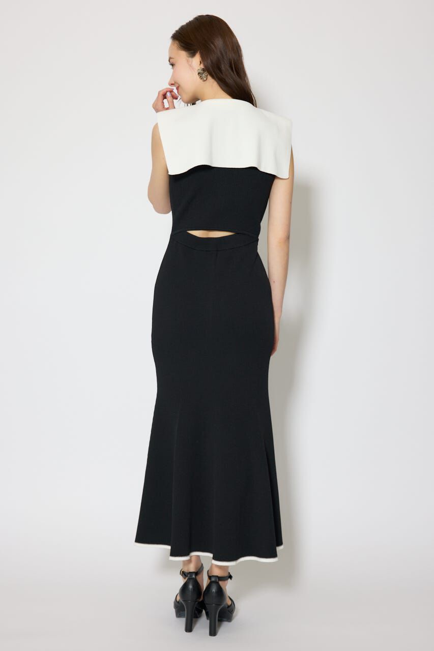 rienda「セーラーカラーニットマーメイドワンピース」|ワンピース|