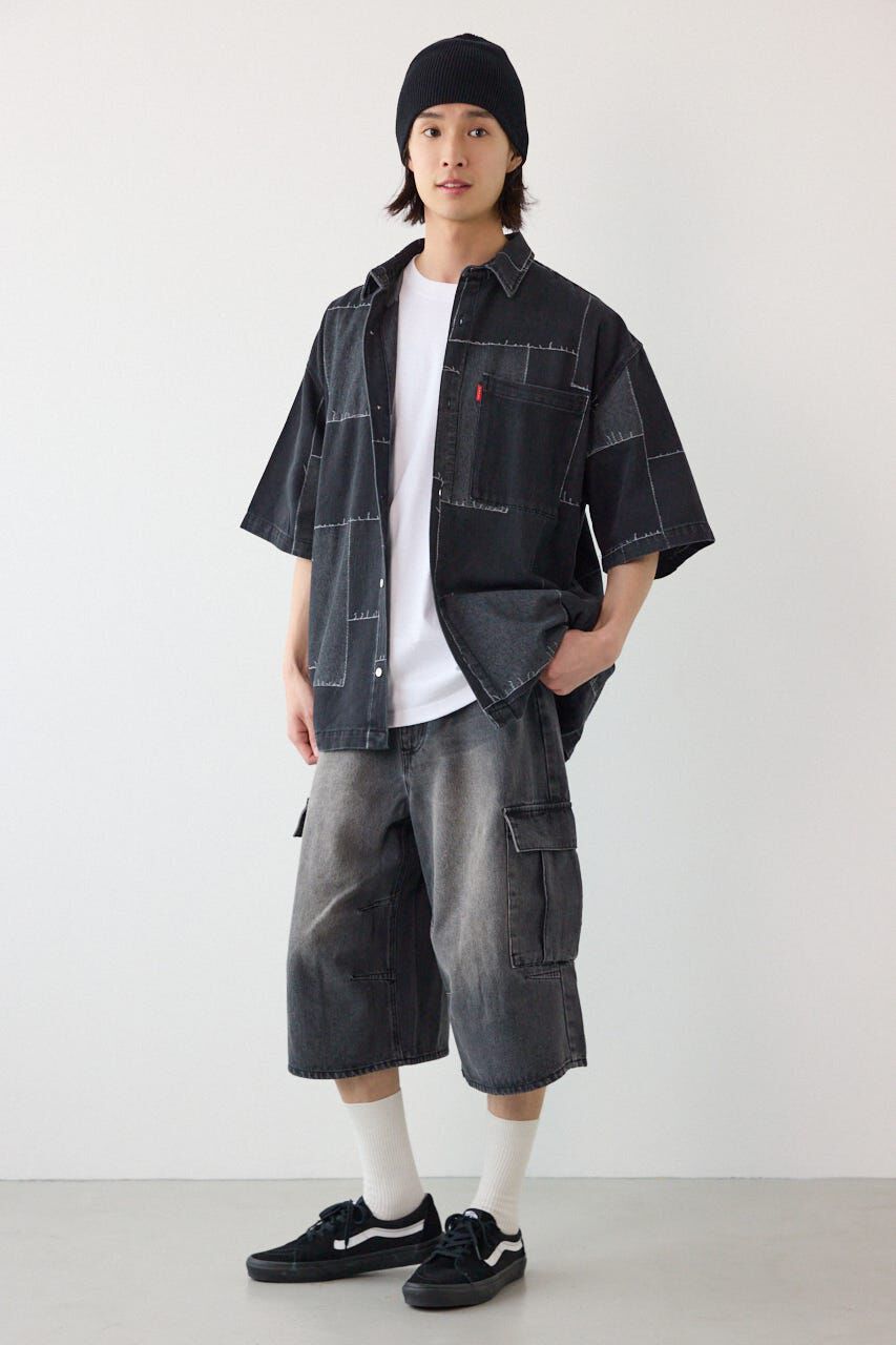 RODEO CROWNS「パッチパターンデニムシャツ」|シャツ・ブラウス|