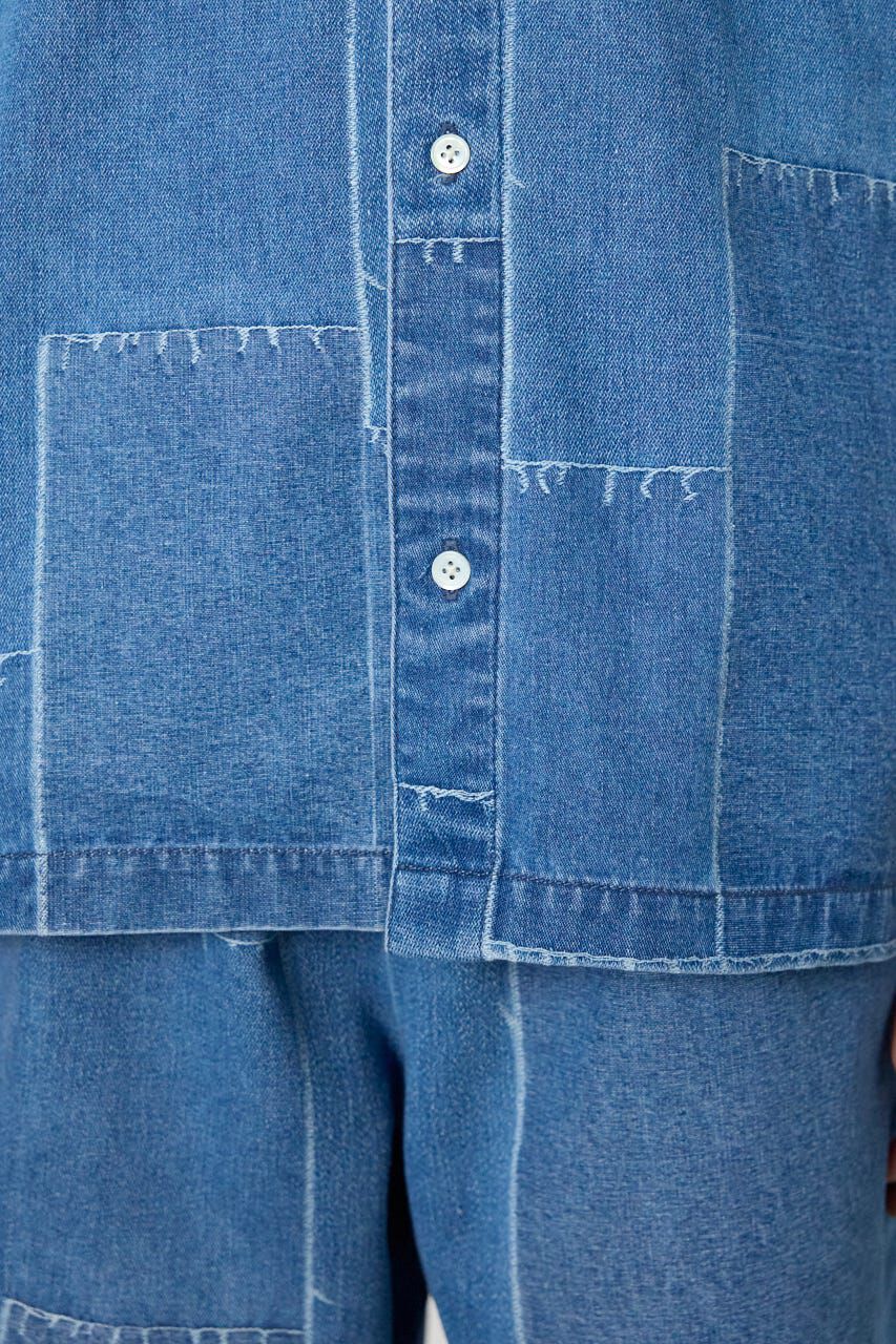 RODEO CROWNS「パッチパターンデニムシャツ」|シャツ・ブラウス|