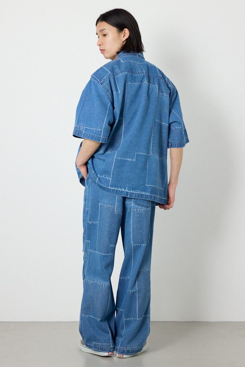 RODEO CROWNS「パッチパターンデニムシャツ」|シャツ・ブラウス|