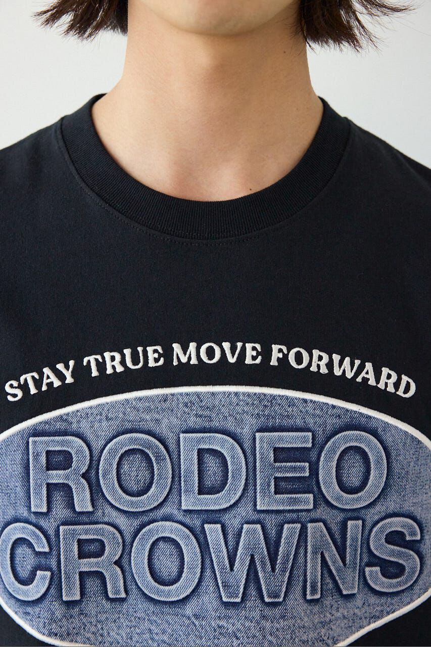 RODEO CROWNS「エンボスデニムロゴTシャツ」|Tシャツ・カットソー|