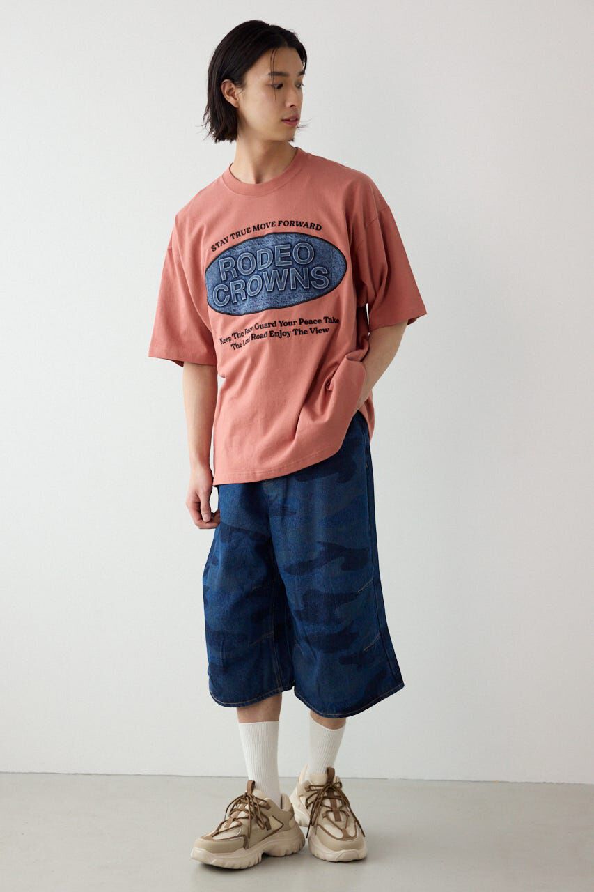 RODEO CROWNS「エンボスデニムロゴTシャツ」|Tシャツ・カットソー|