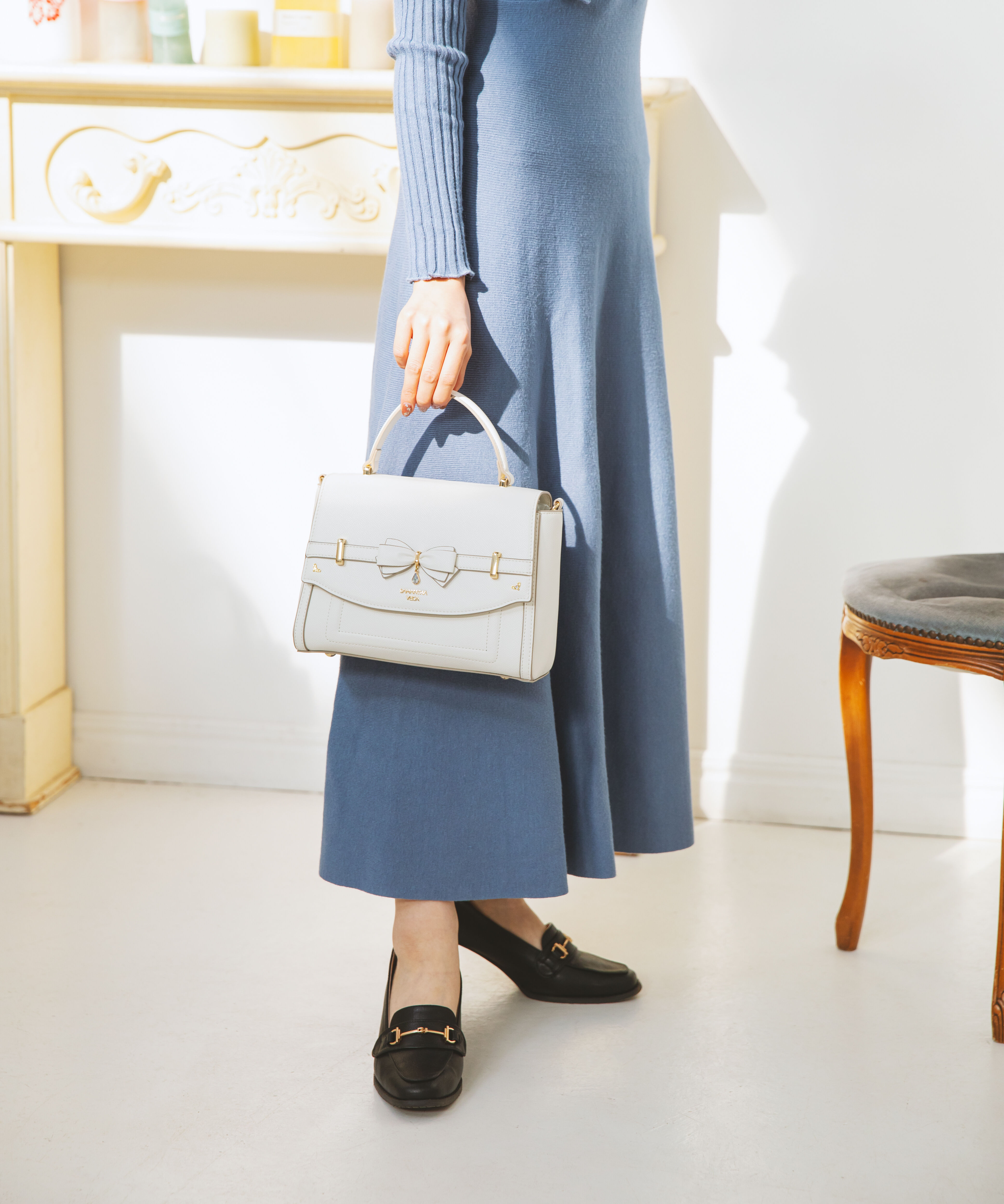 Samantha Vega「アクセントリボンショルダーバッグ」|ショルダー・メッセンジャー|