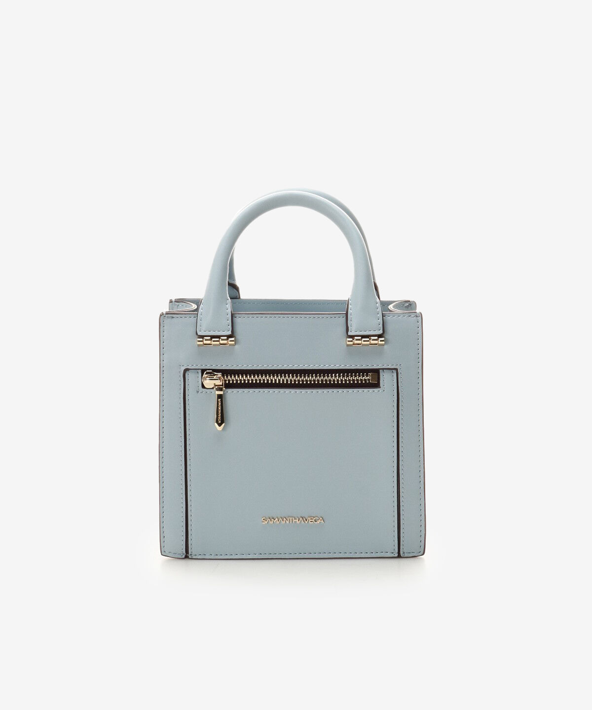 Samantha Vega「スクエアシンプルミニショルダーバッグ」|ショルダー・メッセンジャー|ライトブルー