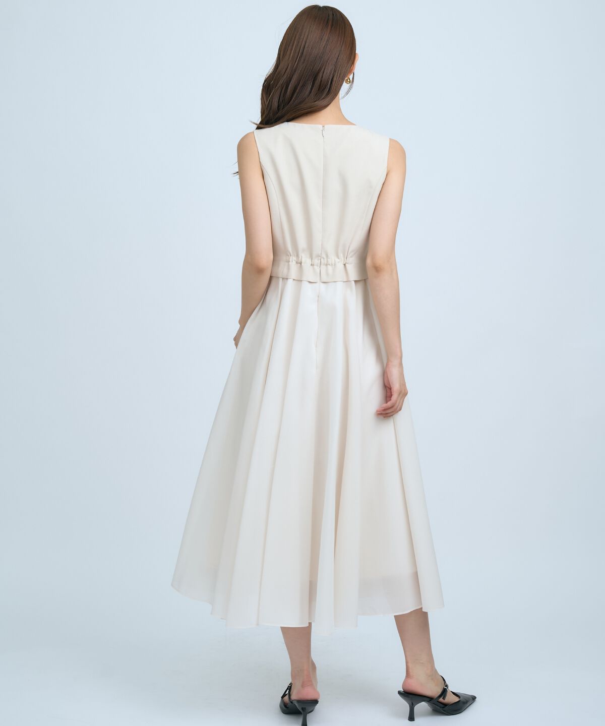 アンドクチュール「ショートジレレイヤードワンピース」|ワンピース|