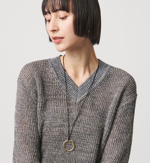 UNITED ARROWS「リング コードネックレス」|ネックレス|GOLD