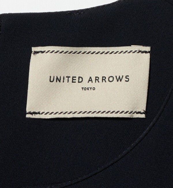 UNITED ARROWS「Drapy ショートスリーブ ワンピース ‐ウォッシャブル‐」|ワンピース|