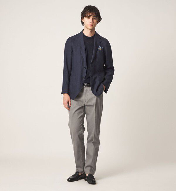 UNITED ARROWS「リネン/コットン ニット Tシャツ」|Tシャツ・カットソー|