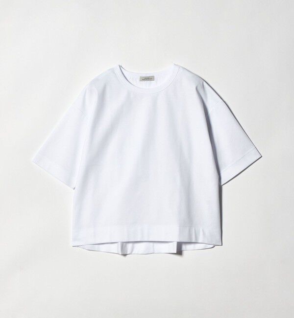 UNITED ARROWS green label relaxing「クロップド ポンチ Tシャツ」|Tシャツ・カットソー|