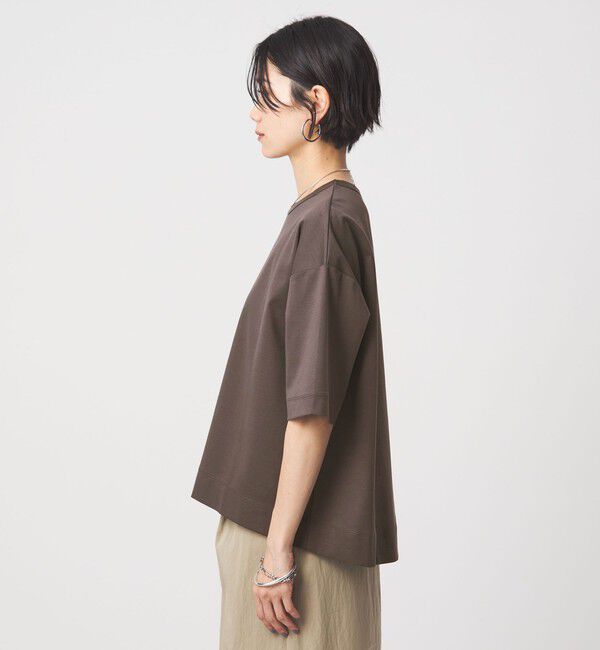 UNITED ARROWS green label relaxing「クロップド ポンチ Tシャツ」|Tシャツ・カットソー|