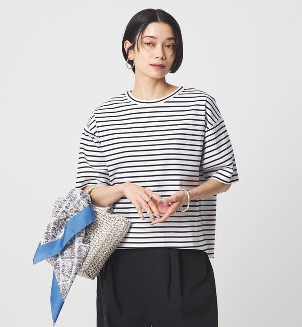 UNITED ARROWS green label relaxing「クロップド ポンチ Tシャツ」|Tシャツ・カットソー|その他1