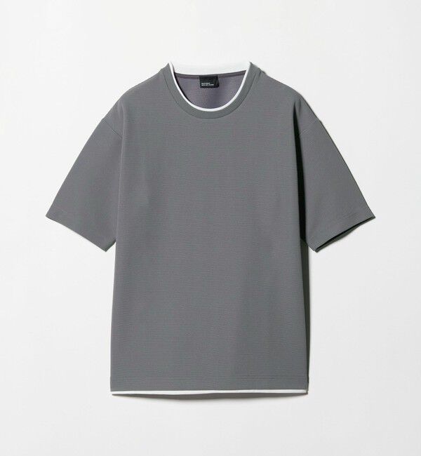 UNITED ARROWS green label relaxing「【WEB限定】JUST fit フェイクレイヤード Tシャツ カットソー -吸水速乾・抗菌-」|Tシャツ・カットソー|