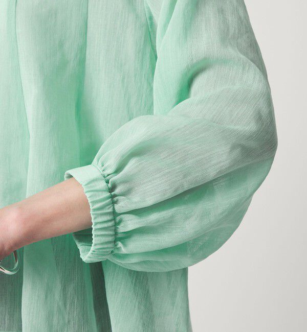 UNITED ARROWS green label relaxing「ラミーライク マチ フレア ブラウス」|シャツ・ブラウス|