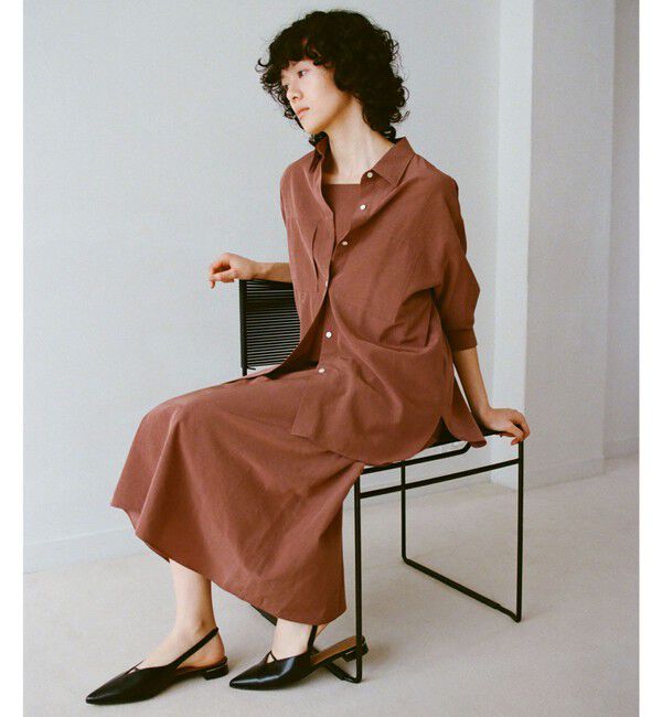 UNITED ARROWS green label relaxing「＜SEASONAL COLLECTION＞シルキーフェード シャツ」|シャツ・ブラウス|BRICK