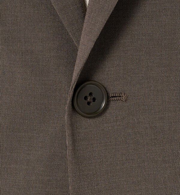 UNITED ARROWS green label relaxing「A+ ポリエステル ピンヘッド 2B スタンダード 2P セットアップジャケット -ウォッシャブル・ストレッチ・撥」|テーラードジャケット|