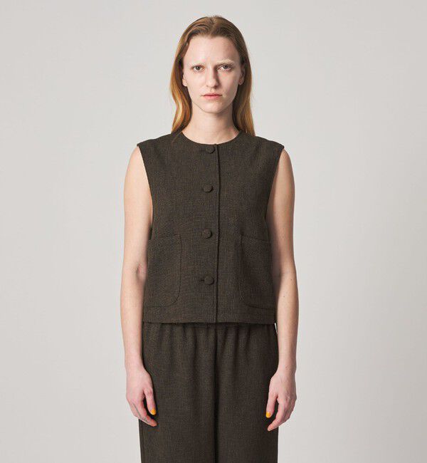 STEVEN ALAN「＜Steven Alan＞ツイードライク ベスト」|テーラードジャケット|