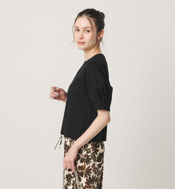 BEAUTY&YOUTH UNITED ARROWS「コットンスムース タック ショートスリーブ プルオーバー」|Tシャツ・カットソー|