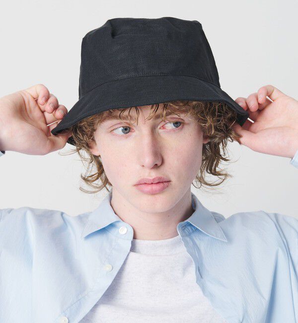 BEAUTY&YOUTH UNITED ARROWS「＜GRILLO＞リネン バケット ハット」|ハット|BLACK