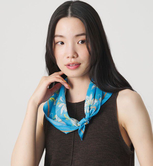 BEAUTY&YOUTH UNITED ARROWS「フラワー柄 スカーフ」|バンダナ・スカーフ|