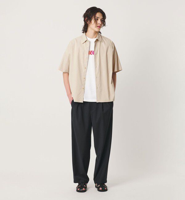 BEAUTY&YOUTH UNITED ARROWS「タンブル リネン スクエア シャツ GRANDE型」|シャツ・ブラウス|