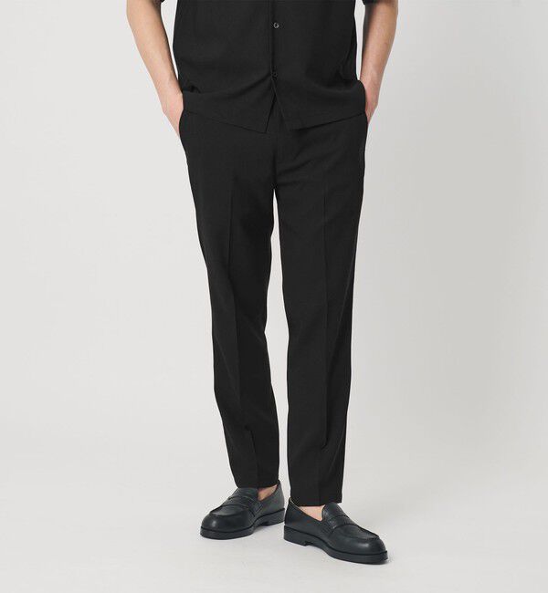 BEAUTY&YOUTH UNITED ARROWS「【WEB限定 WARDROBE SMART】 Reflax ノープリーツ スラックス パンツ」|スラックス|