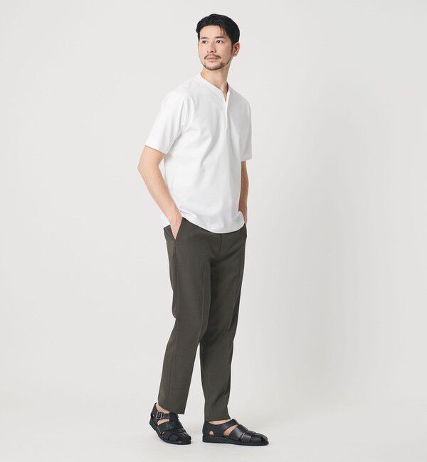 BEAUTY&YOUTH UNITED ARROWS「【WEB限定 WARDROBE SMART】 Reflax ノープリーツ スラックス パンツ」|スラックス|