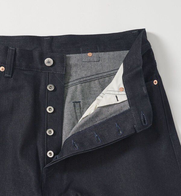 MONKEY TIME「ライトオンス リジッド デニム シンチバック スーパー バギー パンツ」|チノ|