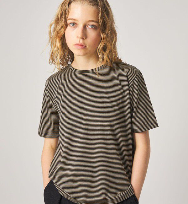 STEVEN ALAN「＜Steven Alan＞ウール ジャージー Tシャツ」|Tシャツ・カットソー|