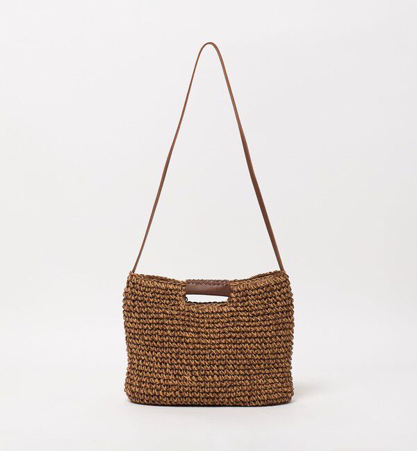 BEAUTY&YOUTH UNITED ARROWS「ペーパー スクエア レザーハンドル ショルダーバッグ 2WAY」|ショルダー・メッセンジャー|