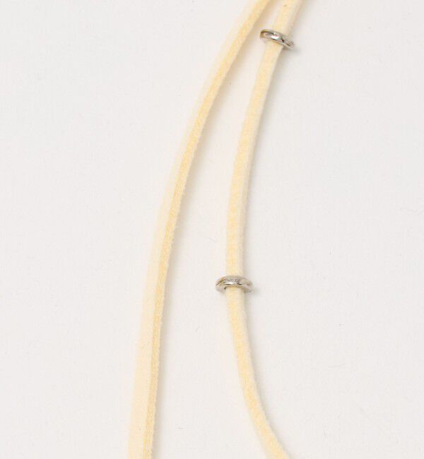 BEAUTY&YOUTH UNITED ARROWS「コード&times;メタルパーツ チョーカー ネックレス」|ネックレス|