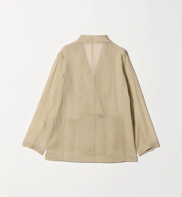 BEAUTY&YOUTH UNITED ARROWS「ポリエステル シアー ダブルジャケット ウォッシャブル」|テーラードジャケット|